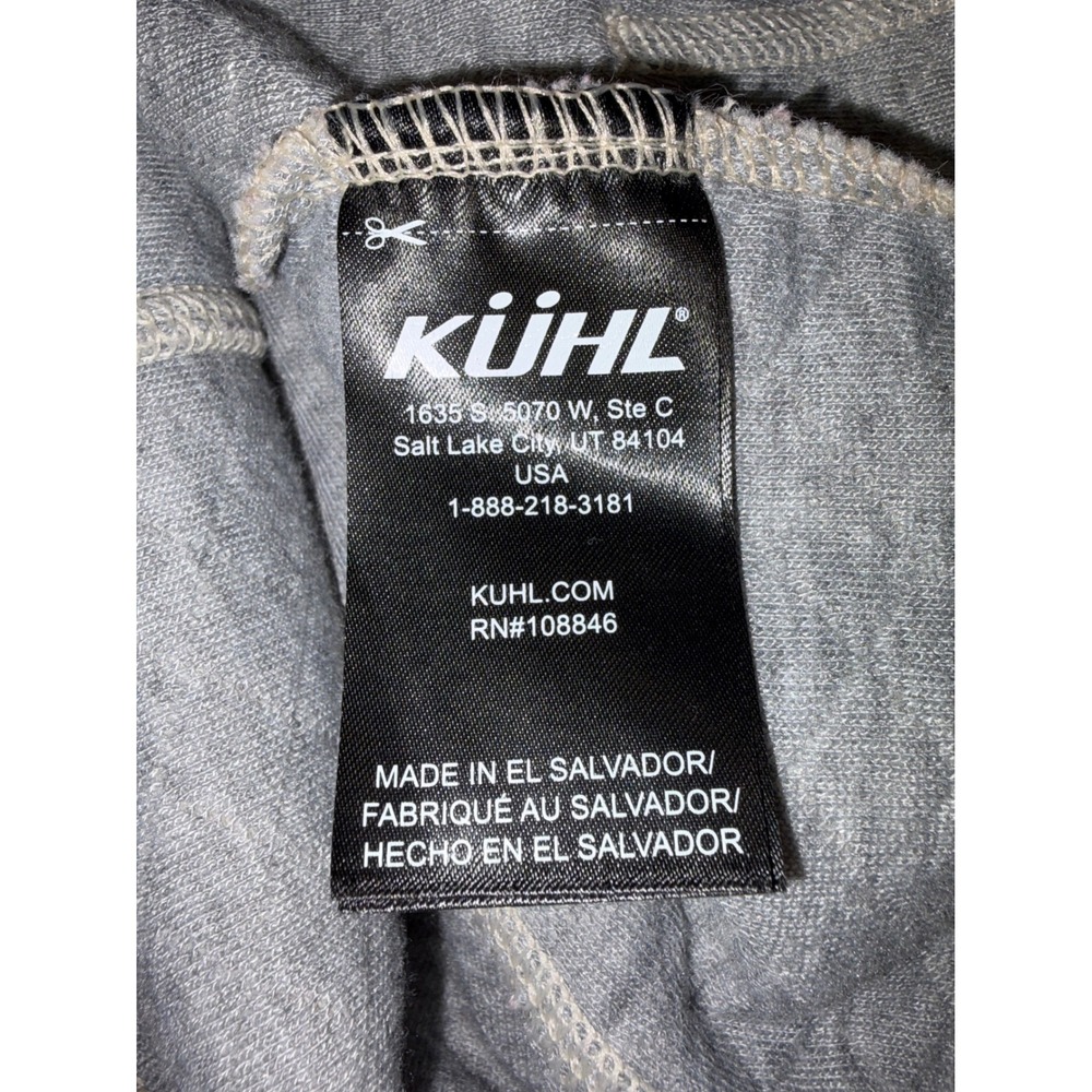 KÜHL Alska Pullover Women's Cowl Neck Sweater Merino Blend Quilted Oatmeal - Picture 7 of 9
